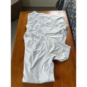 Bundle of Men's white quick dry athletic t-shirts S